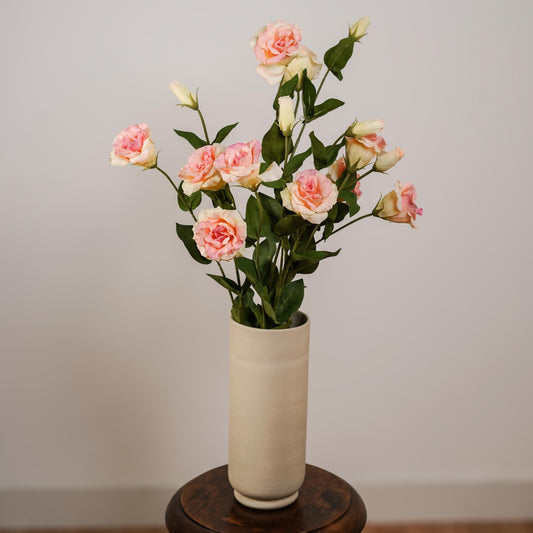 Lisianthus artificiel rose