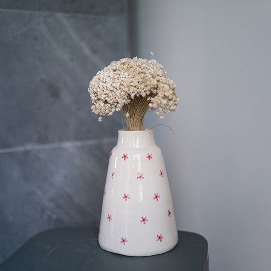 Botte de marcela séchée, fleurs blanches délicates vue d'ensemble - Flowrette