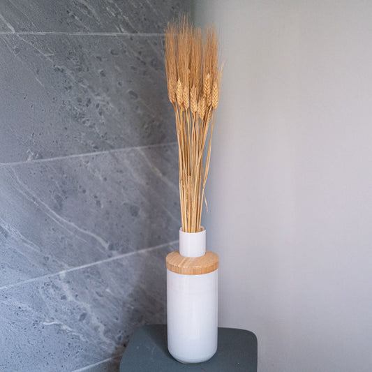 Botte d'orge naturel, épis séchés aux tons dorés naturels - Flowrette