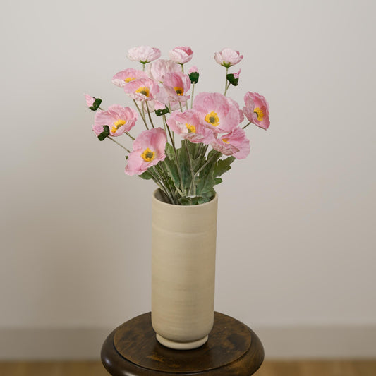 Pavot artificiel rose