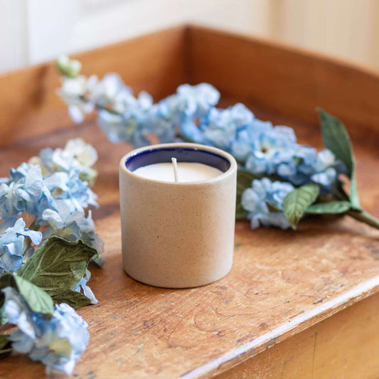Harmony forget-me-not flower candle