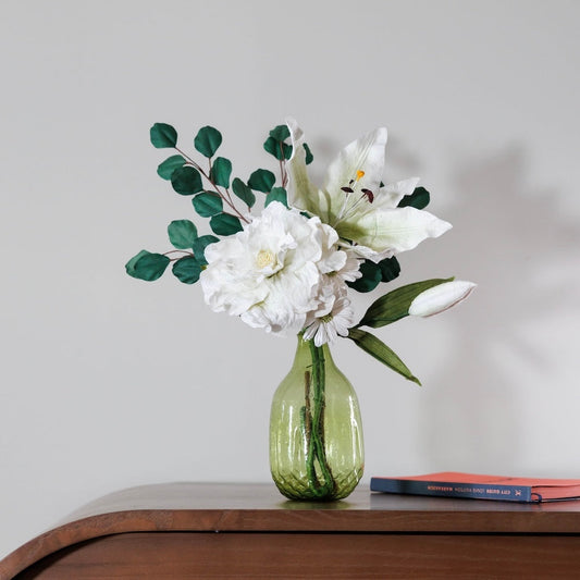 Bouquet fleurs en papier Picasso