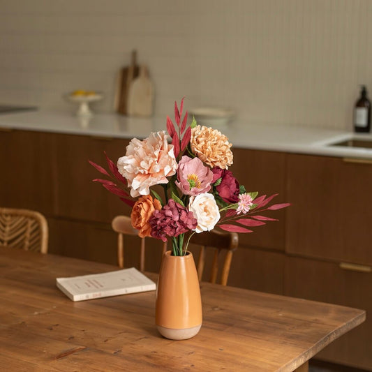 Bouquet de Marlier en papier artisanal, vidéo présentation - Flowrette