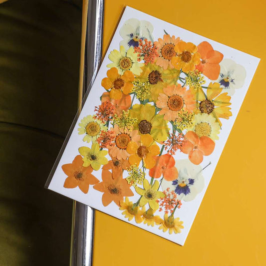flowrette-fleurs-pressee-orange-jaune