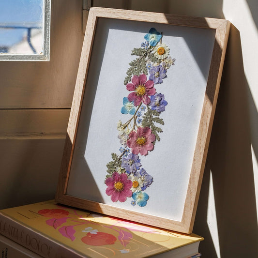 Herbier Souffle du Vent A4, vidéo de présentation du cadre floral - Flowrette