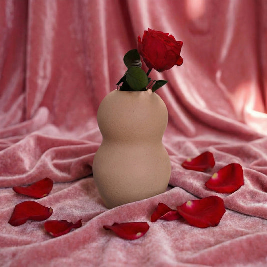 Rose anglaise rouge stabilisée