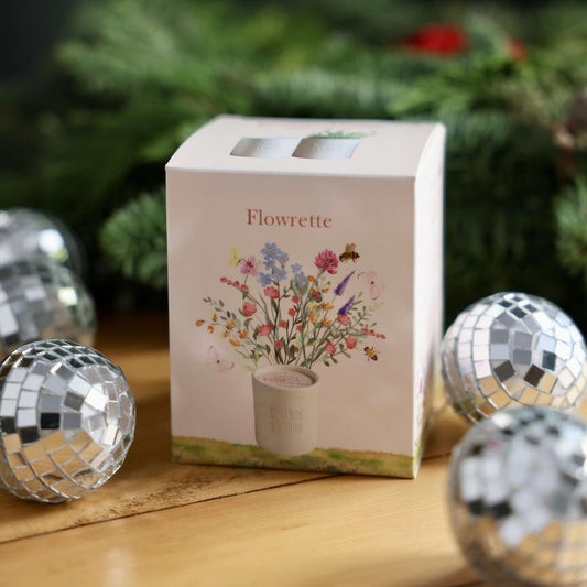 Bougie Amour Blanche, idée cadeau de Noël - Flowrette