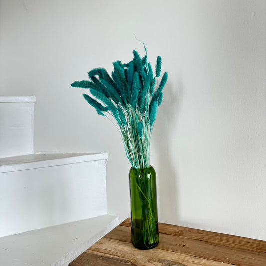Botte fleurs séchées Sétaire Turquoise